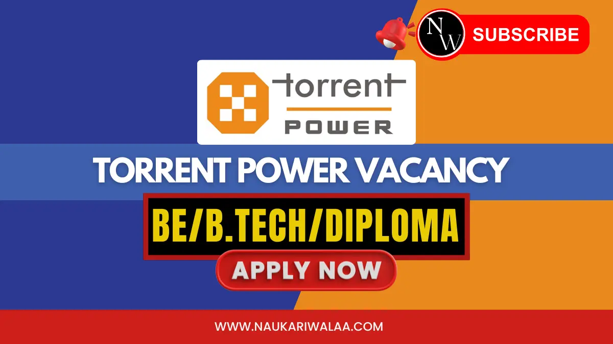 torrent power vacancy 2024