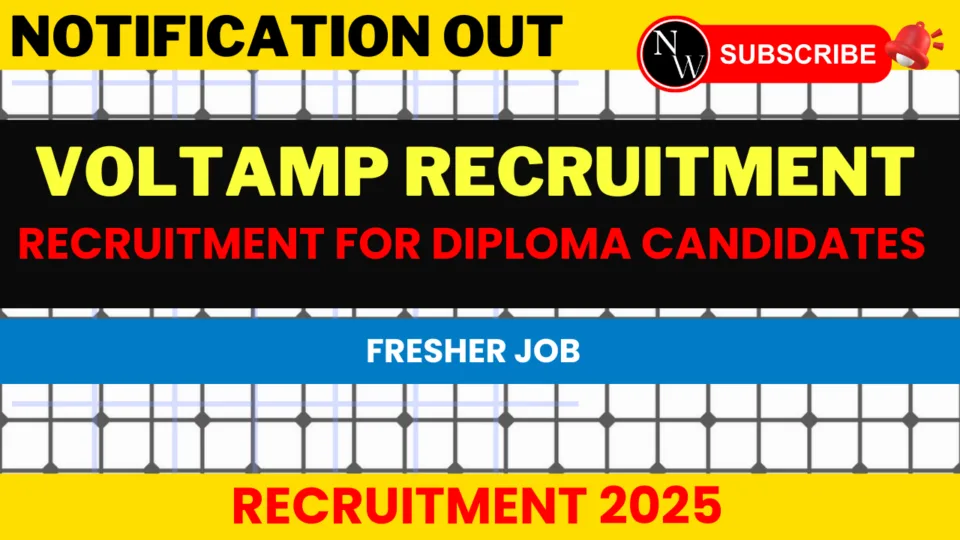 Voltamp Recruitment 2025 3 IREL